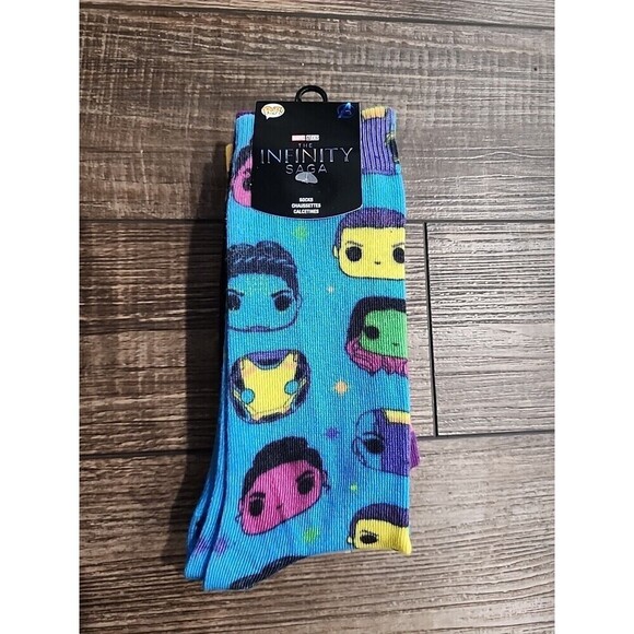 Marvel Other - WOW! Funko Pop Marvel The Infinity Saga Neon 3 pk Women’s Socks